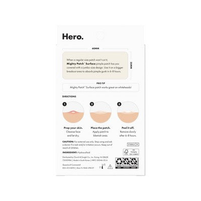 Hero Cosmetics Mighty Shield Liquid Patch Invisible Blemish Protectant 10ml - Imperfect Box