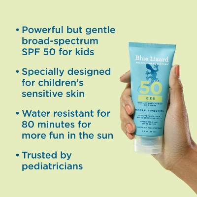 Blue Lizard Kids Sunscreen Lotion SPF 50 3 fl oz - Imperfect Container