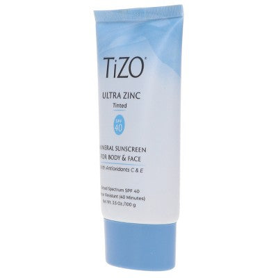 TIZO Age Defying Fusion tinted Ultra Zinc Body & Face Sunscreen SPF 40 3.5 oz - Imperfect Box