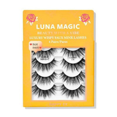 LUNA MAGIC Happy Ex Lashes 4pc - Imperfect Box