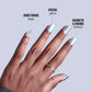 Kiss Glam Embellished Press-On Fake Nails Short Round Celestique 35ct - Imperfect Box