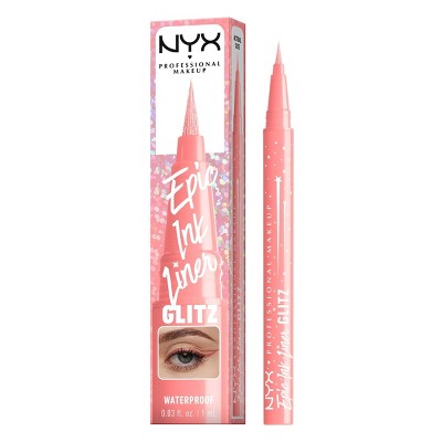 NYX Professional Makeup Epic Wear Glitz Waterproof Metallic Liquid Eyeliner Bootcut Bling 0.03fl oz - New