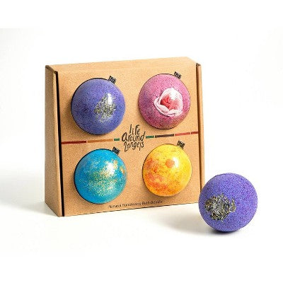 LifeAround2Angels Fruit Bath Bomb Gift Set 4pk - New