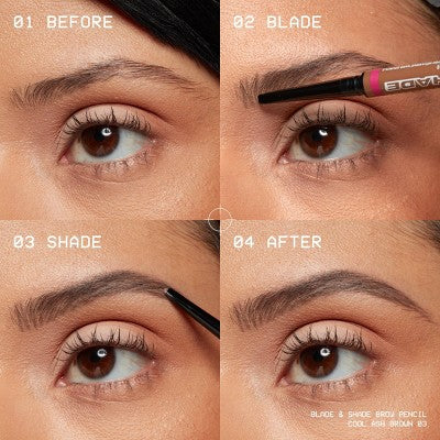 NYX Professional Makeup Brow Blade & Shade Nano Mechanical Brow Pencil Chocolate 0.002oz - Imperfect Box