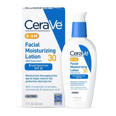 CeraVe Face Moisturizer with Sunscreen, AM Facial Moisturizing Lotion for Normal to Dry Skin SPF 30 2 fl oz - Imperfect Box
