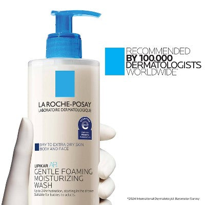 La Roche Posay Lipikar AP+ Face Wash 13.52 fl oz - Small Amount Missing