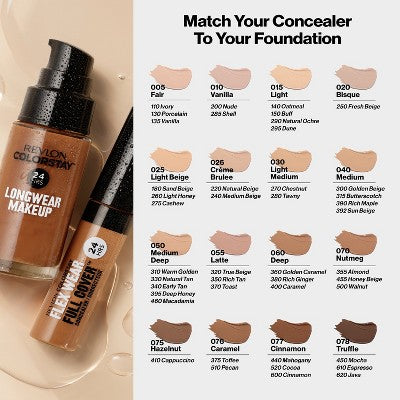 Revlon ColorStay Makeup for Normal/Dry Skin SPF 20 220 Natural Beige 1 fl oz - Imperfect Container