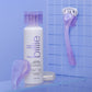 Billie Women's Sparkle Razor Kit 1 Handle + Magnetic Holder + 2 Blade Refills - New