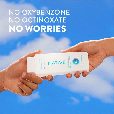 Native Mineral Sunscreen with Zinc Oxide Vanilla Milk & Shea SPF 30 7oz - Imperfect Container