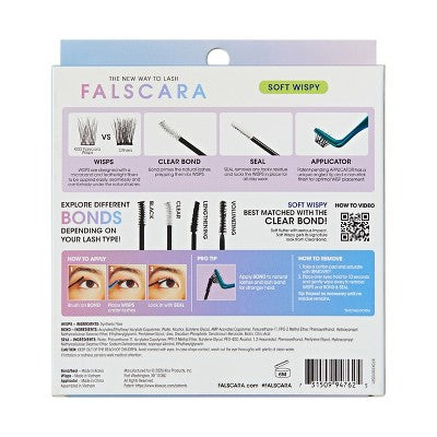 KISS Products Falscara Clear Band Lash Extension Kit 36ct - Imperfect Box