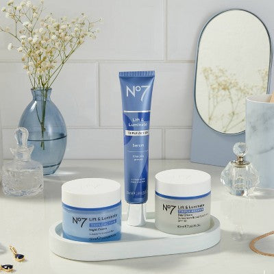 No7 Lift; Luminate Triple Action Face Serum 1.69 fl oz - Imperfect Box