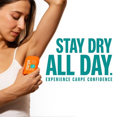 Carpe Men's 100HR Sweat & Odor Control Antiperspirant Deodorant Clean Sport 1.76oz - Imperfect Container