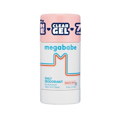 Megababe Rosy Pits Daily Solid Deodorant 2.6oz - New