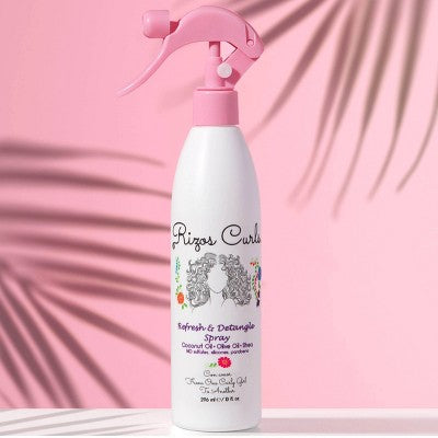 Rizos Curls Refresh & Detangle Spray 10 fl oz - Imperfect Container