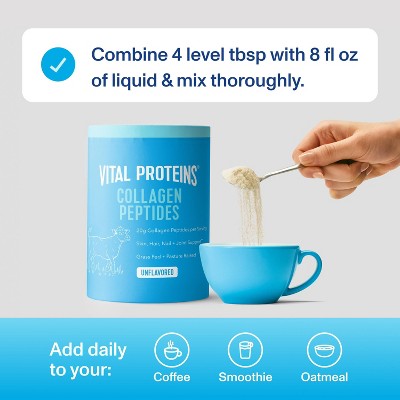 Vital Proteins Collagen Peptides Unflavored Powder 20oz - Imperfect Container