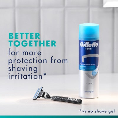 Gillette Mach3 Value Pack Razor Handle + 6 Blade Refills - Imperfect Box