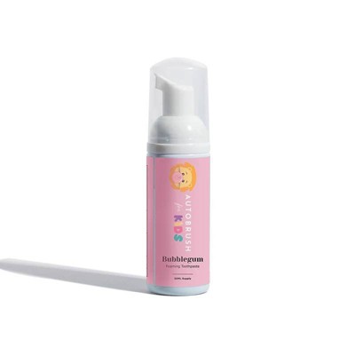 Autobrush Bubblegum Fluoride Foaming Toothpaste 3.4oz - Imperfect Box