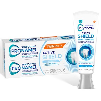 Sensodyne Pronamel Active Shield Whitening Toothpaste 2pk - Imperfect Box
