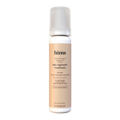 hims Minoxidil 5% Foam Extra Strength Topical Hair Regrowth Solution for Men 2.11 fl oz - Imperfect Box
