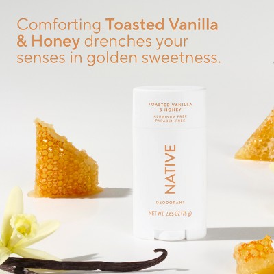 Native Limited Edition Deodorant Toasted Vanilla & Honey 2.65oz - New