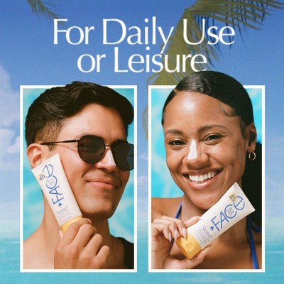 Vacation Sunscreen Classic Face Lotion SPF 45 3 fl oz - Imperfect Container
