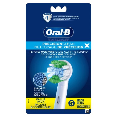 Oral-B Precision Clean X-Filament Replacement Brush Heads - 5ct