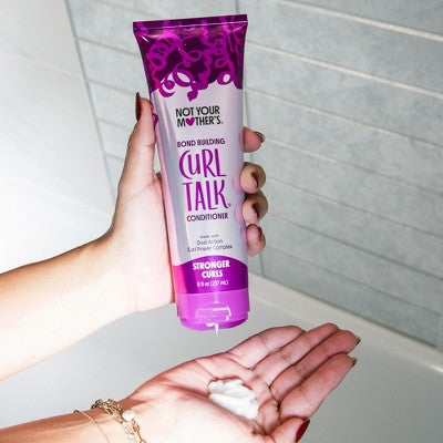 Not Your Mother's Curl Talk Bond Building Hydrating Conditioner for Curly Hair 8 fl oz - Imperfect Container