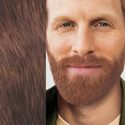 Just For Men Mustache & Beard Coloring for Gray Hair with Brush Included Light Red Brown M27 - New