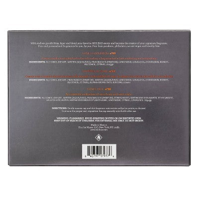 MIX:BAR Mini EDP Trio Gift Set Vanilla Bourbon + Whipped Almond + Honey Milk 3pc - Missing Box