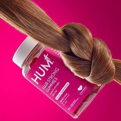 HUM Nutrition Hair Strong Vegan Gummies for Hair Growth + Strength + Thickness 60ct - New