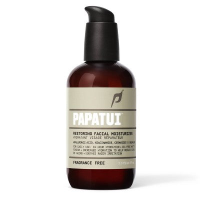 Papatui Restoring Men Facial Moisturizer Unscented 3.3 fl oz - New