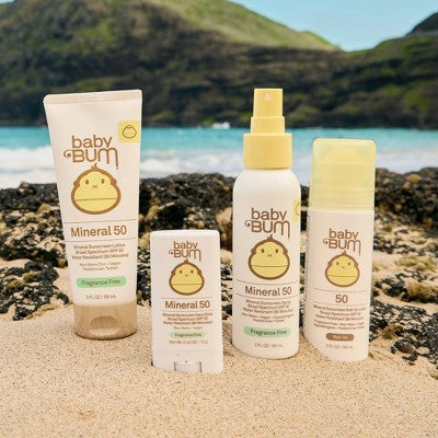 Baby Bum Mineral Sunscreen Face Stick SPF 50 0.45oz - New