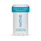 Native Solid Deodorant for Men & Women Ocean & Timber  Aluminum-Free 2.65oz - New