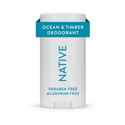Native Solid Deodorant for Men & Women Ocean & Timber  Aluminum-Free 2.65oz - New