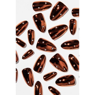 Chillhouse Chill Tips Fake Nails Design Studio Rebel in a Dress 24ct - Imperfect Box