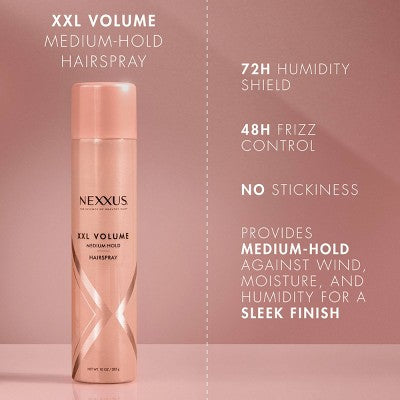 Nexxus XXL Volume Medium Hold Hair Spray 10oz - Imperfect Container