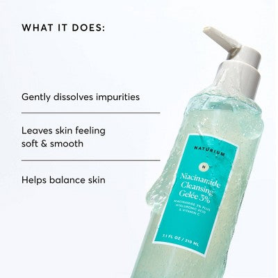 Naturium Niacinamide Cleansing Gelee 3% 7.1 fl oz - New