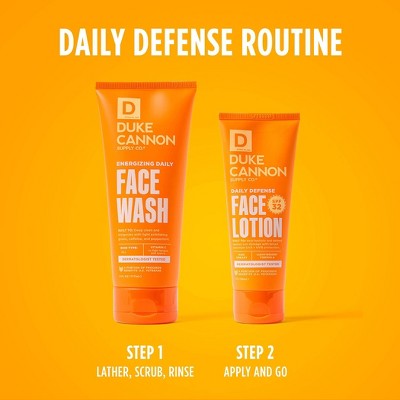 Duke Cannon Energizing Daily Face Wash  6 fl. oz - Imperfect Container
