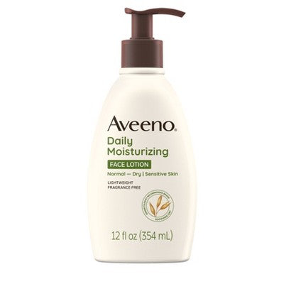 Aveeno Daily Moisture Face Lotion 12 fl oz - Imperfect Container