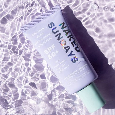 Naked Sundays Collagen Glow Mineral Perfecting Priming Lotion SPF50 + 50ml - Imperfect Box