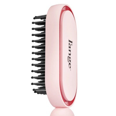 L'ange Hair Mane Pass 2-In-1 Heated Straightening Brush Blush - Imperfect Box