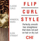 CHI Original Ceramic Hair Straightener Flat Iron 1" Floating Plates Black - Imperfect Box