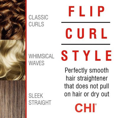 CHI Original Ceramic Hair Straightener Flat Iron 1" Floating Plates Black - Imperfect Box