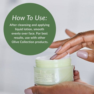 DHC Olive Virgin Oil Essential Moisturizing Cream 1.7 fl oz - Imperfect Box