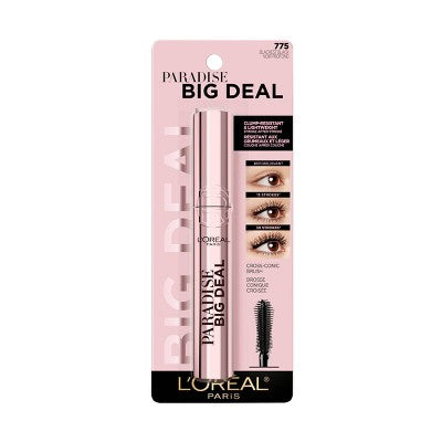 L'Oreal Paris Paradise Big Deal Volumizing and Lengthening Mascara 0.33 fl oz - Imperfect Box