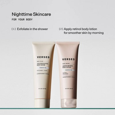 Versed Buff It Out AHA Unscented Exfoliating Body Scrub 8 fl oz - Imperfect Container