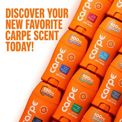 Carpe 100HR Sweat & Odor Control Antiperspirant Deodorant Fragrance Free 1.76oz - Imperfect Container