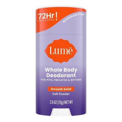 Lume Whole Body Women's Deodorant Stick Soft Powder 2.6oz - Imperfect Container