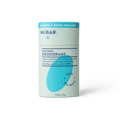 HiBAR Solid Deodorant for Sensitive Skin Aloe & Sea Moss 2.25oz - Imperfect Container
