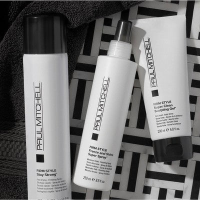 Paul Mitchell Freeze and Shine Super Spray 8.5oz - Imperfect Container